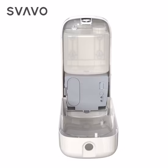 Svavo Touch Free Automatic Foam Sensor Plastic Soap Dispenser Touchless for Bathroom