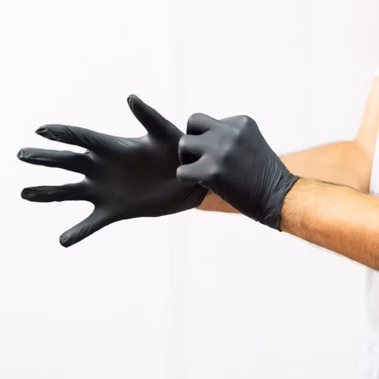Malaysia Factory Safety Disposable Blue Heavy Duty Work Examination Nitrile/Vinyl/PVC/Rubber/Latex/ Gloves